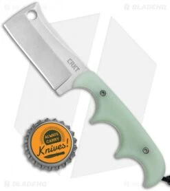 CRKT Folts Minimalist Cleaver Neck Knife Natural G-10 (2.1" Stonewash D2) -Blade HQ CRKT Folts Minimalist Cleaver Neck Knife Natural G 10 SW BHQ 119273 jr bottlecap