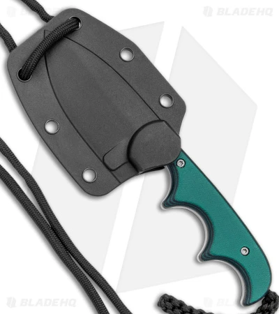 CRKT Folts Minimalist Spear Point Neck Knife Green Resin/Fiber (2.1" Stonewash) 5 CRKT Folts Minimalist Spear Point Neck Knife Green Resin/Fiber (2.1" Stonewash) - Image 3