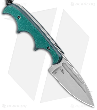 CRKT Folts Minimalist Spear Point Neck Knife Green Resin/Fiber (2.1" Stonewash) 4 CRKT Folts Minimalist Spear Point Neck Knife Green Resin/Fiber (2.1" Stonewash) - Image 2