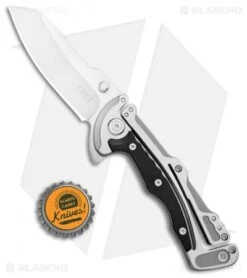 CRKT Graphite Glenn Klecker Liner Lock Knife (3.06" Satin) 5190 -Blade HQ CRKT Graphite Glenn Klecker LL Satin 5190 BHQ 24084 jr bottlecap