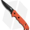 CRKT Hammond Cruiser LAWKS Liner Lock Knife Orange (3.75" Black Serr) 7914ORB
