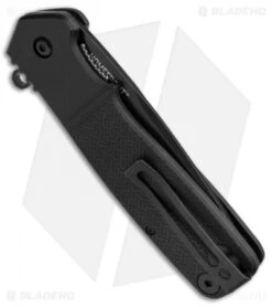 CRKT Homefront Tactical Tanto Field Strip Knife Black (3.5" Black Serr) K260KKS -Blade HQ CRKT Homefront Tactical Tanto LL Black Black Serr K260KKS BHQ 51833 jr side