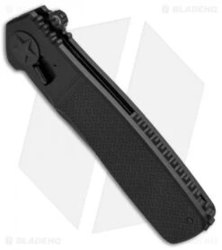 CRKT Homefront Tactical Tanto Field Strip Knife Black (3.5" Black Serr) K260KKS -Blade HQ CRKT Homefront Tactical Tanto LL Black Black Serr K260KKS BHQ 51833 jr spine