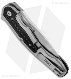 CRKT Ikoma Carnufex Frame Lock Flipper Knife (4" Satin) 5480 -Blade HQ CRKT Ikoma Carnufex Satin 5480 BHQ 51840 jr side