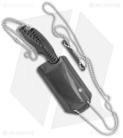 CRKT Ikoma Civet Bowie Neck Knife (2.4" Satin) 2805 -Blade HQ CRKT Ikoma Civet Bowie Neck Knife Satin 2805 BHQ 34393 jr sheath