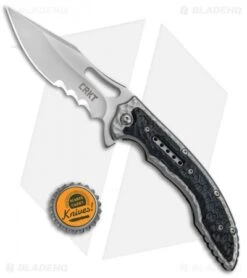 CRKT Ikoma Fossil Frame Lock Knife Black G-10 (3.96" Satin) 5473 9 CRKT Ikoma Fossil Frame Lock Knife Black G-10 (3.96" Satin) 5473 -Blade HQ CRKT Ikoma Fossil Black G 10 Serr 5473 BHQ 51855 jr bottlecap 2