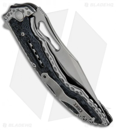 CRKT Ikoma Fossil Frame Lock Knife Black G-10 (3.96" Satin) 5473 5 CRKT Ikoma Fossil Frame Lock Knife Black G-10 (3.96" Satin) 5473 - Image 3