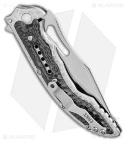 CRKT Ikoma Fossil Small Frame Lock Knife Black G-10 (3.41" Satin) 5462 -Blade HQ CRKT Ikoma Fossil Small Frame Lock Knife Black G 10 3.41 Satin 5462 BHQ 51854 LS Side