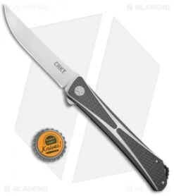 CRKT Jumbones Liner Lock Knife Aluminum (4.8" Satin) 7532 -Blade HQ CRKT Jumbones FL Aluminum Satin 7532 BHQ 92294 jr bottlecap 2