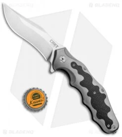 CRKT Ken Onion Motley Flipper Knife Carbon Fiber/Ti (Satin) K210CFXP -Blade HQ CRKT Ken Onion Motley CF Ti Satin K210CFXP BHQ 92296 jr bottlecap