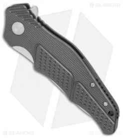 CRKT Ken Onion Outrage Knife Gray (3.25" Satin) K320GXPX *Factory Second -Blade HQ CRKT Ken Onion Outrage gray satin blemish BHQ 75333 er spine