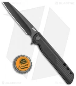 CRKT LCK + Spring Assisted Reverse Tanto Knife Black FRN (3.3" Black) 3802K -Blade HQ CRKT LCK SA Reverse Tanto Black FRN Black 3802K BHQ 76854 jr bottlecap