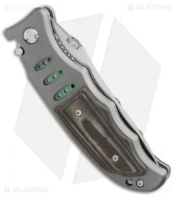 CRKT Lake Sentinel Liner Lock Folding Knife Micarta/Blue (3.3" Satin) 7122M -Blade HQ CRKT Lake Sentinel micarta blue satin 7122M BHQ 69072 er side