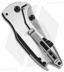 CRKT Ochs Largo Spring Assisted Knife Stainless Steel (2.5" Satin) 5360 -Blade HQ CRKT Largo jr side 2