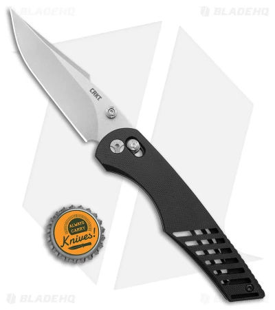 CRKT Lerch Definitive Crossbar Knife G-10 Black (3.7" Stonewash) 3820 6 CRKT Lerch Definitive Crossbar Knife G-10 Black (3.7" Stonewash) 3820 - Image 4