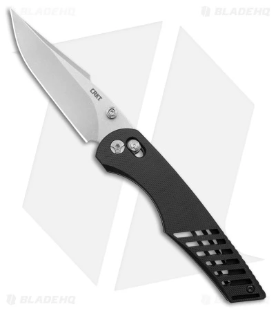 CRKT Lerch Definitive Crossbar Knife G-10 Black (3.7" Stonewash) 3820 3 CRKT Lerch Definitive Crossbar Knife G-10 Black (3.7" Stonewash) 3820
