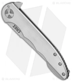 CRKT Lerch Up & At 'Em Flipper Knife Stainless Steel (3.62" Satin) 7076 -Blade HQ CRKT Lerch Up and At Em SS Satin 7076 BHQ 92318 jr spine