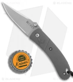 CRKT Lightfoot Urban Shark Liner Lock Knife Gray (2.5" Satin) 9 CRKT Lightfoot Urban Shark Liner Lock Knife Gray (2.5" Satin) -Blade HQ CRKT Lightfoot Urban Shark gray satin BHQ 76311 er bottlecap
