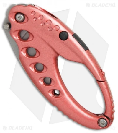 CRKT Lumabiner Pink Liner Lock Knife W/ L.E.D Light (1.6" Bead Blast) 4 CRKT Lumabiner Pink Liner Lock Knife W/ L.E.D Light (1.6" Bead Blast) - Image 2
