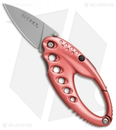 CRKT Lumabiner Pink Liner Lock Knife W/ L.E.D Light (1.6" Bead Blast) 3 CRKT Lumabiner Pink Liner Lock Knife W/ L.E.D Light (1.6" Bead Blast)