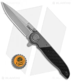 CRKT M40-03 Deadbolt Lock Knife Aluminum/GFN (3" Bead Blast) -Blade HQ CRKT M40 03 Deadbolt Lock Aluminum GFN BB M40 03 BHQ 103618 jr bottlecap