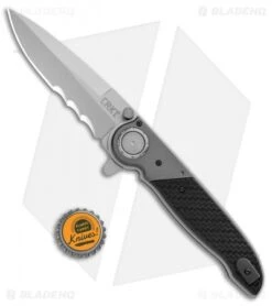 CRKT M40-15 Deadbolt Lock Knife GRN/Aluminum (4" Bead Blast) -Blade HQ CRKT M40 15 Deadbolt Lock GRN Alum BB BHQ 103619 jr bottlecap