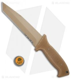 CRKT M60 16NKD Large Fixed Blade Tanto Knife Desert Tan (6.13" Tan Serr) -Blade HQ CRKT M60 16NKD Large Tanto Desert Tan Tan Serr M60 16NKD BHQ 9953 jr bottlecap