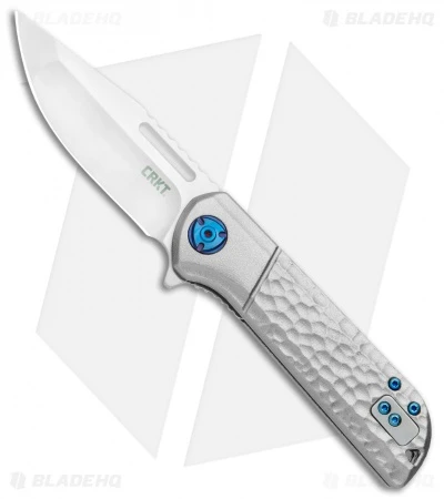 CRKT Mah Lanny Spring Assisted Liner Lock Knife Aluminum (3.2" Satin) 6525 3 CRKT Mah Lanny Spring Assisted Liner Lock Knife Aluminum (3.2" Satin) 6525