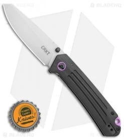 CRKT Montosa Liner Lock Knife Black G-10 (3.25" Bead Blast) 7115 -Blade HQ CRKT Montosa Liner Lock Knife Black G 10 3.25 Bead Blast 7115 BHQ 103943 LS Bottlecap
