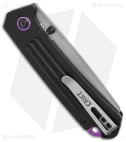 CRKT Montosa Liner Lock Knife Black G-10 (3.25" Bead Blast) 7115 -Blade HQ CRKT Montosa Liner Lock Knife Black G 10 3.25 Bead Blast 7115 BHQ 103943 LS Side