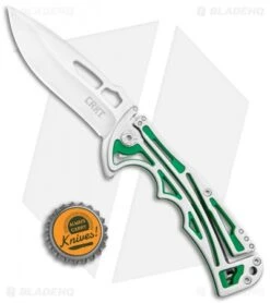 CRKT Nirk Tighe 2 Knife Green Stainless Steel (3.2" Satin) 5241 9 CRKT Nirk Tighe 2 Knife Green Stainless Steel (3.2" Satin) 5241 -Blade HQ CRKT Nirk Tighe 2 Green SS Satin 5241 BHQ 119341 jr bottlecap