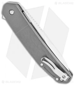 CRKT Onion Bona Fide Liner Lock Knife Gray Aluminum (3.5" Satin) K540GXP 8 CRKT Onion Bona Fide Liner Lock Knife Gray Aluminum (3.5" Satin) K540GXP -Blade HQ CRKT Onion Bone Fide LL Gray Aluminum Satin K540GXP BHQ 119385 jr side