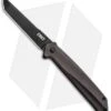 CRKT Onion Helical Liner Lock Knife Black Aluminum (3.52" Black D2) K500GKP -Blade HQ CRKT Onion Helical LL Tanto Aluminum Black K500GKP BHQ 92301 jr