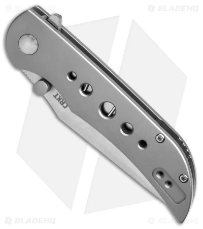 CRKT Oxcart Frame Lock Assisted Knife Stainless Steel (3.05" Satin) 6135 4 CRKT Oxcart Frame Lock Assisted Knife Stainless Steel (3.05" Satin) 6135 - Image 2