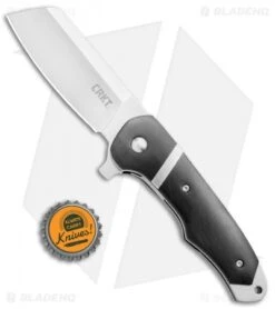 CRKT Philip Booth Ripsnort Liner Lock Flipper Knife Black (2.8" Satin) 7270 -Blade HQ CRKT Philip Booth Ripsnort LL Black Satin 7270 BHQ 71231 jr bottlecap