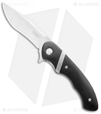 CRKT Philip Booth Snarky Recurve Liner Lock Flipper Knife (3.25" Satin) 7280 3 CRKT Philip Booth Snarky Recurve Liner Lock Flipper Knife (3.25" Satin) 7280