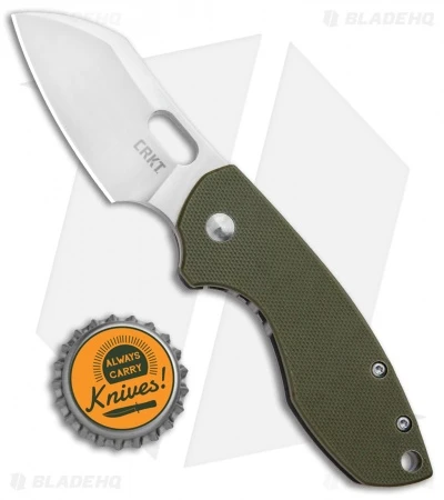 CRKT Pilar Frame Lock Knife OD Green G-10 (2.4" Satin D2) 5311D2D 6 CRKT Pilar Frame Lock Knife OD Green G-10 (2.4" Satin D2) 5311D2D - Image 4