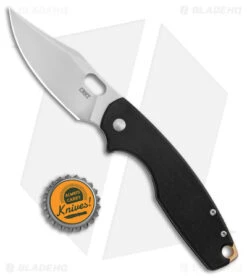 CRKT Pilar IV Frame Lock Knife Black G-10 (3.09" Satin D2) -Blade HQ CRKT Pilar IV FL Black G 10 Satin BHQ 178666 jr bottlecap