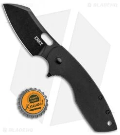 CRKT Pilar Large Frame Lock Flipper Knife Black G-10 (2.62" Black D2) 5315GKD2 -Blade HQ CRKT Pilar Large FL Flipper Black G 10 Black D2 5315GKD2 BHQ 92293 jr bottlecap