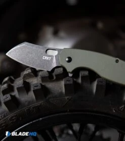 CRKT Pilar Large Frame Lock Knife OD Green G-10 (2.6" Black SW D2) BHQ Exclusive -Blade HQ CRKT Pilar Large Frame Lock Knife OD Green G 10 Black SW D2 BHQ Exclusive BHQ 117055 kp mx web