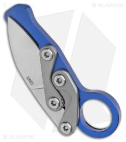 CRKT Provoke EDC Kinematic Morphing Karambit Blue Aluminum (2.56" SW) -Blade HQ CRKT Provoke EDC Kinematic Morphing Karambit Blue Aluminum SW BHQ 178651 jr side