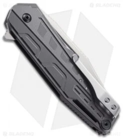 CRKT Dew Hara Raikiri Field Strip Knife Black Al (3.75" Satin) 5040 -Blade HQ CRKT Raikiri jr side