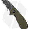 CRKT Graham Razelcliffe Frame Lock Knife OD Green G-10 (2.4" Black Stonewash) -Blade HQ CRKT Razecliffe OD G10 Black Blade BHQ 140696 td