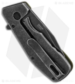 CRKT Graham Razelcliffe Frame Lock Knife OD Green G-10 (2.4" Black Stonewash) -Blade HQ CRKT Razecliffe OD G10 Black Blade BHQ 140696 td side