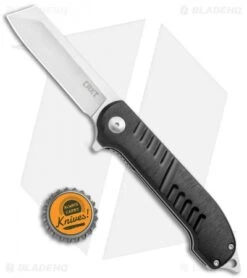 CRKT Razel GT Frame Lock Knife Black (3" Satin) 4031 -Blade HQ CRKT Razel GT FL Black Satin 4031 BHQ 119338 jr bottlecap