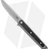 CRKT Rogers Seis Liner Lock Knife Black GRN (3.4" Bead Blast) -Blade HQ CRKT Richard Rogers Seis Glass Reinforced Nylon LL BB BHQ 138963 jr