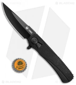 CRKT Ruger Knives Lerch RTD Liner Lock Knife (3.67" Black) R4801K -Blade HQ CRKT Ruger Knives Lerch RTD LL Black R4801K BHQ 76848 jr bottlecap