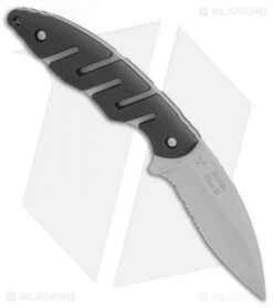 CRKT Ryan Plan B Fixed Blade Knife Zytel (2.8" Bead Blast Serr) 2813 -Blade HQ CRKT Ryan Plan B zytel bb serr 2813 BHQ 69080 er side