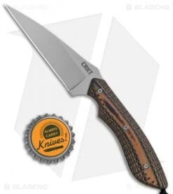 CRKT S.P.E.W. Knife Small Pocket Everyday Wharncliffe (3" Bead Blast) 2388 SPEW -Blade HQ CRKT S.P.E.W. Small Pocket Everyday Wharncliffe BB 2388 BHQ 11431 jr bottlecap