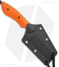 CRKT S.P.I.T. Knife Small Pocket Inverted Tanto Orange G-10 (2.15" Stonewash) -Blade HQ CRKT S.P.I.T. Knife Small Pocket Inverted Tanto Orange G 10 SW BHQ 178656 jr sheath